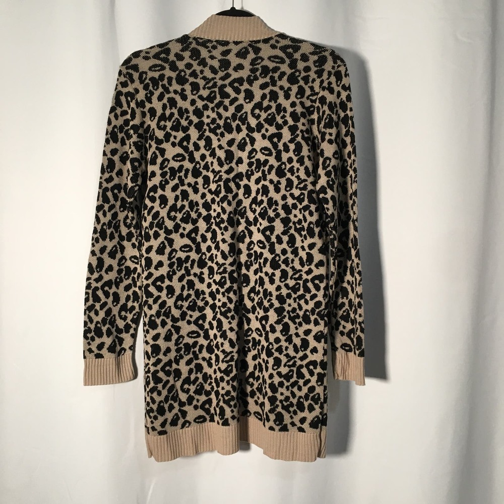 Nine West Nwt Leopard Print Long Open Cardigan Sw… - image 3